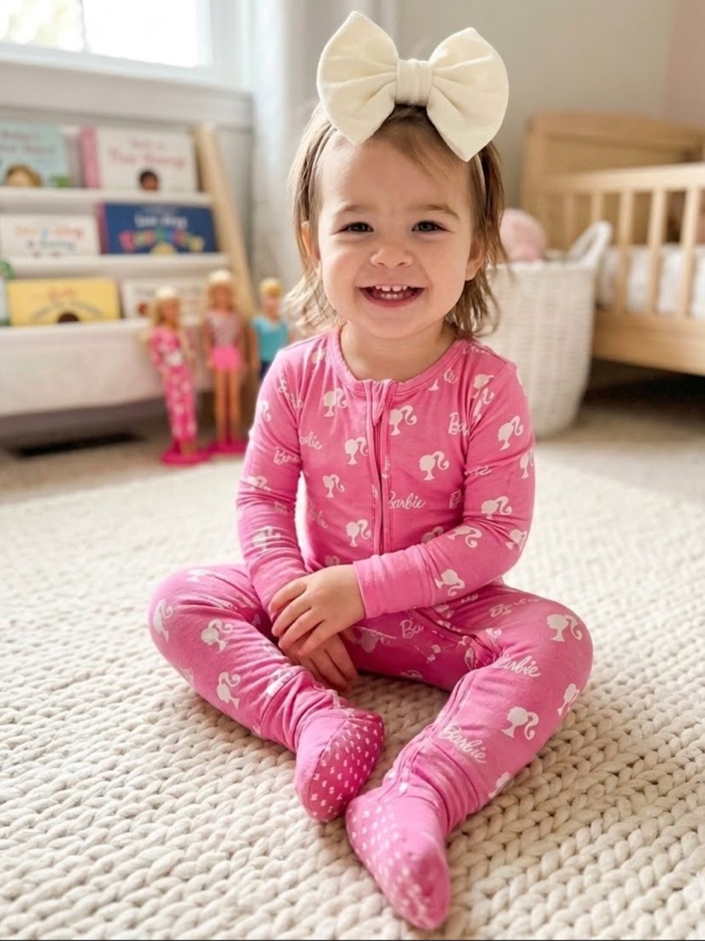 Posh Peanut Barbie Convertible Viscose from Bamboo One Piece Size 2T